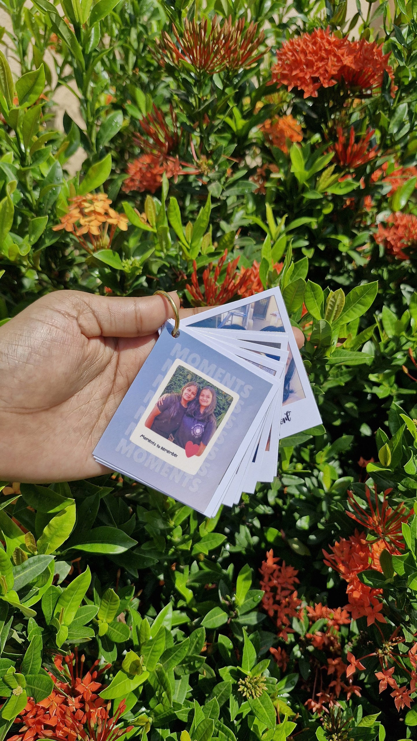 Personalized Mini Photo Flipbook | Custom Photo Deck Message Keepsake Gift