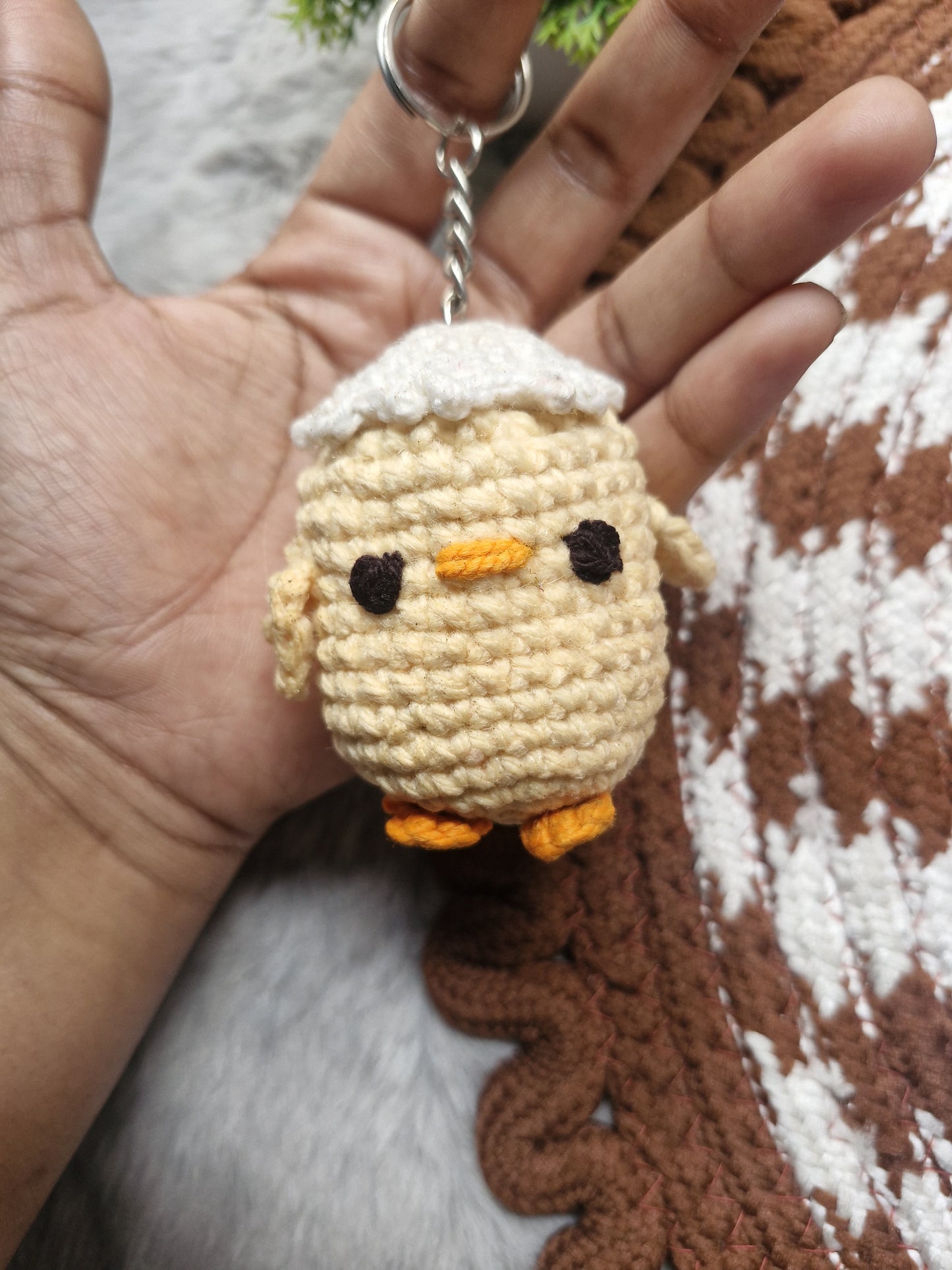 Chubby Chick Keychain
