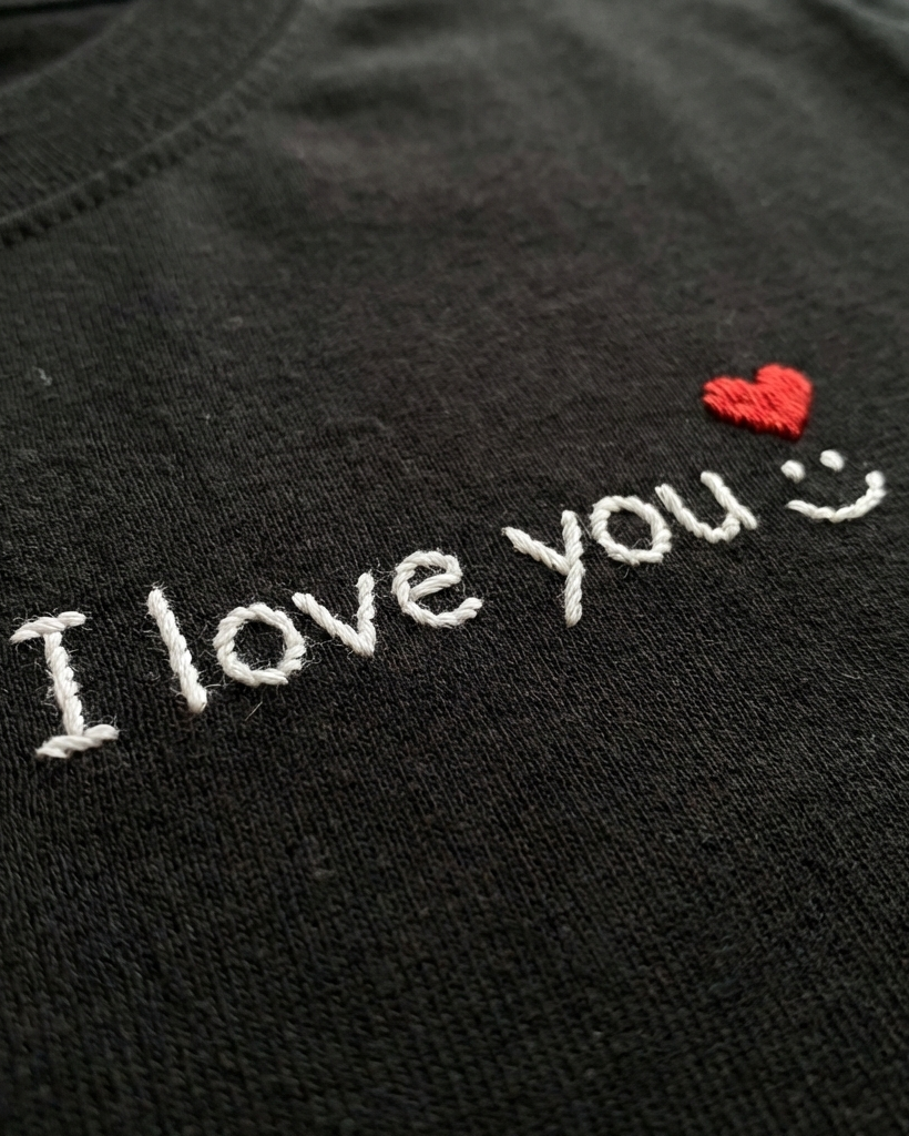 embrodery tshirt