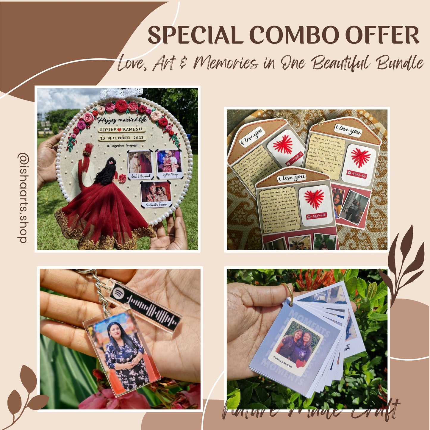 Romantic Gift Combo | Custom Photo, Music & Keepsake Set