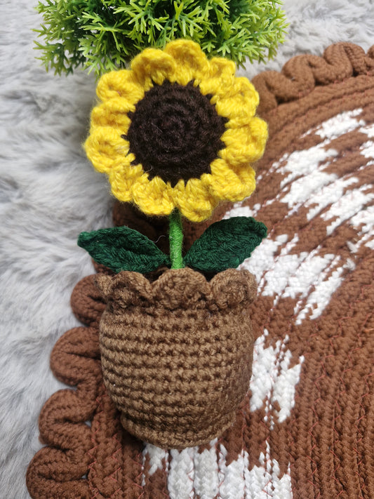 Sunflower Pot