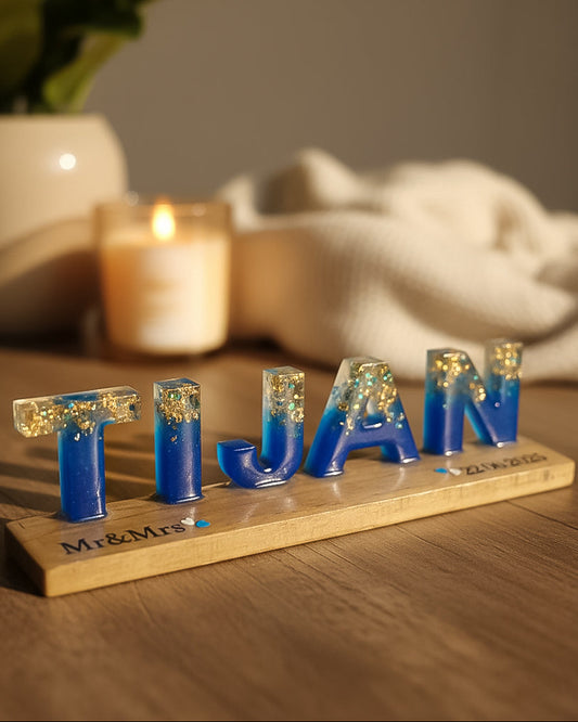 Personalized Resin Name Stand