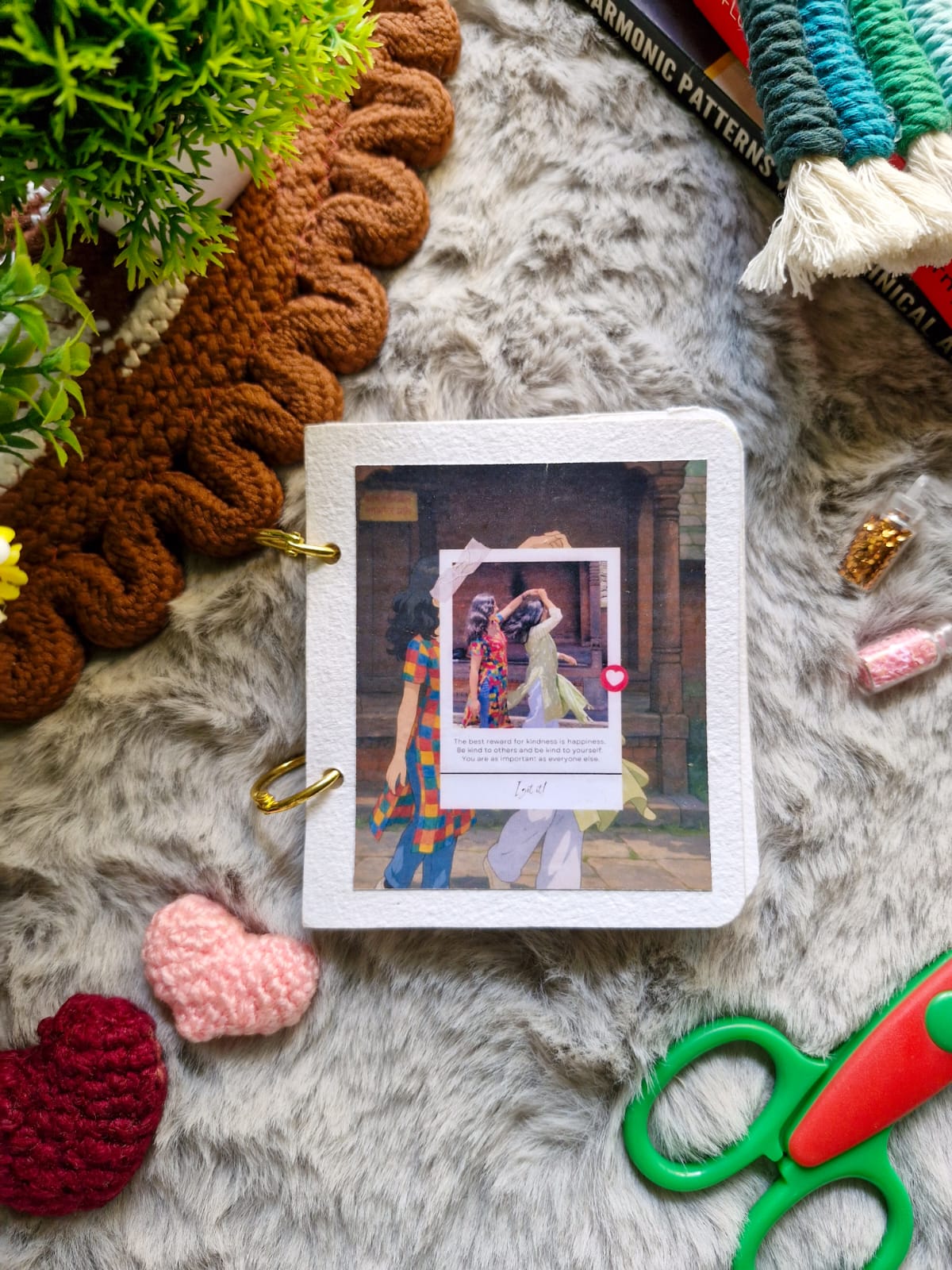 Personalized Mini Scrapbook | Custom Handmade Memory Album Gift