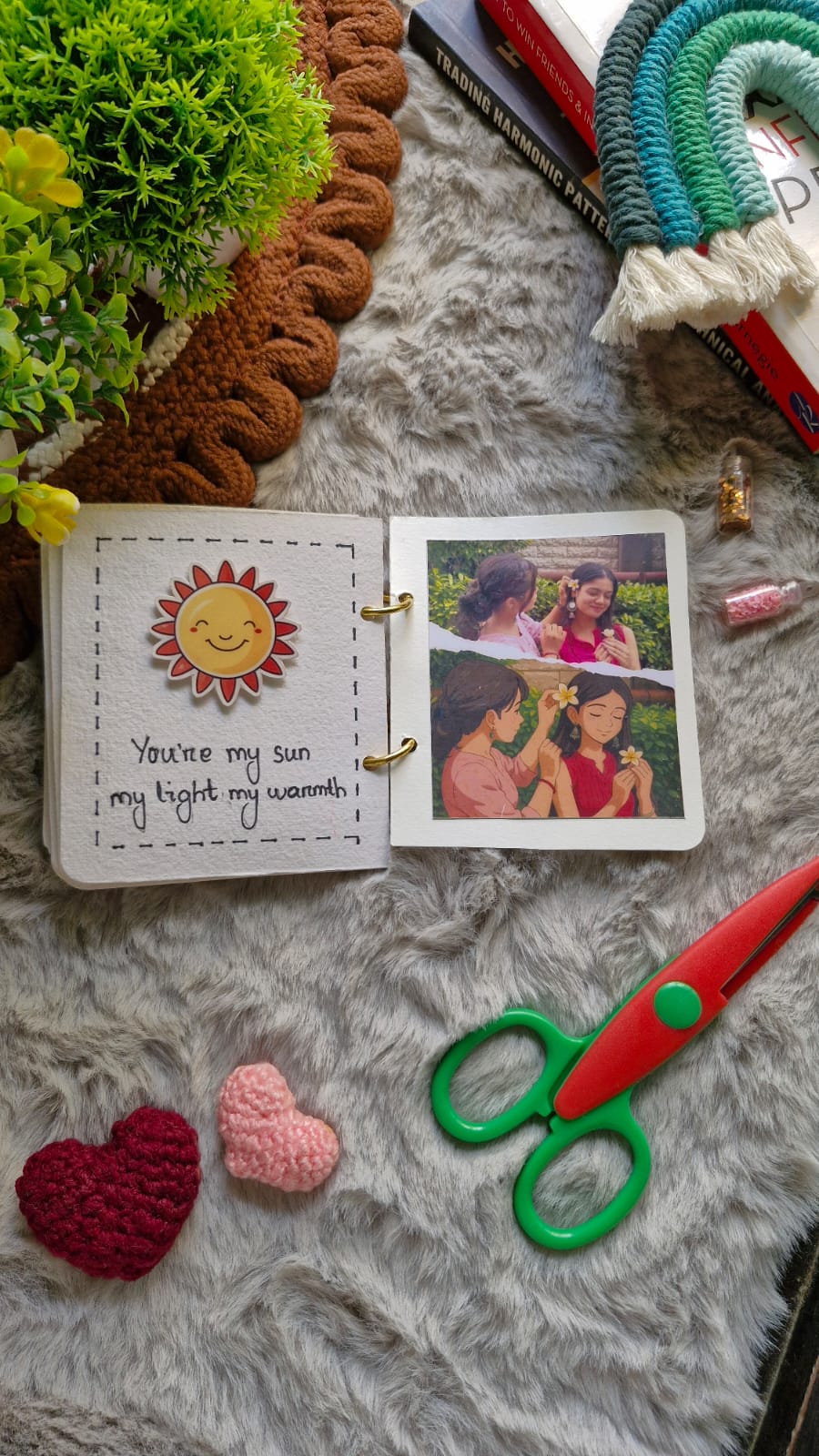 Personalized Mini Scrapbook | Custom Handmade Memory Album Gift
