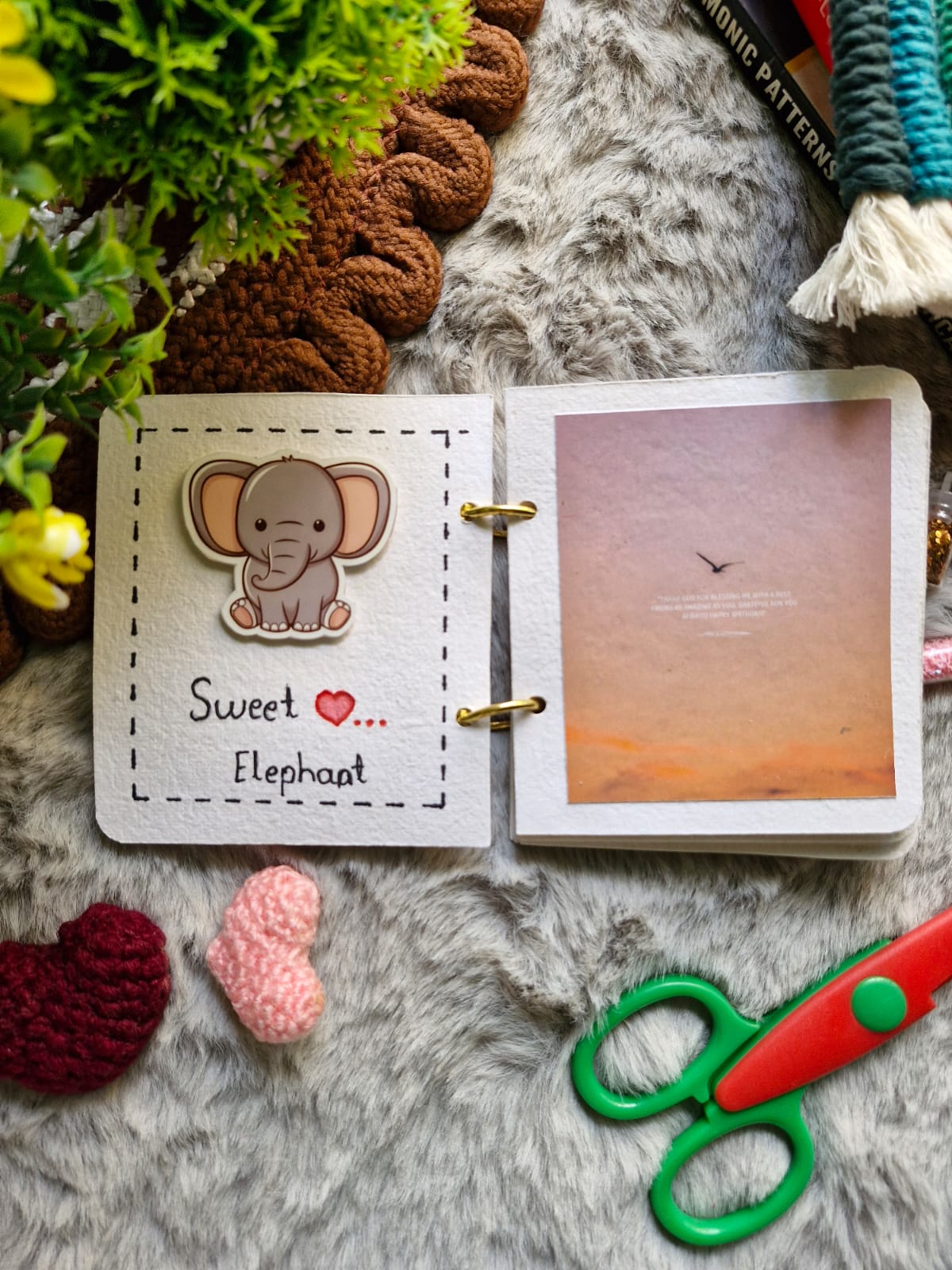 Personalized Mini Scrapbook | Custom Handmade Memory Album Gift