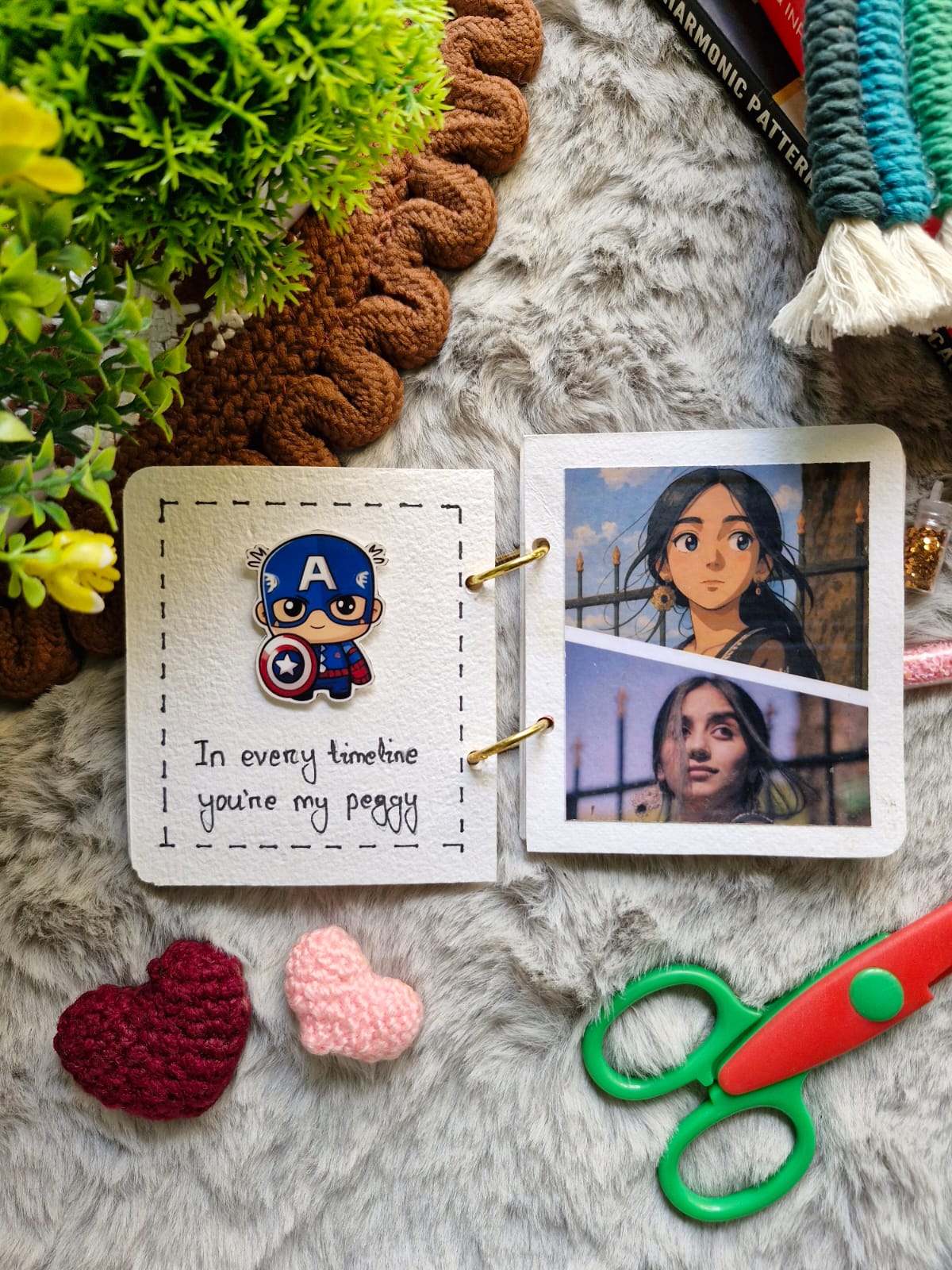 Personalized Mini Scrapbook | Custom Handmade Memory Album Gift