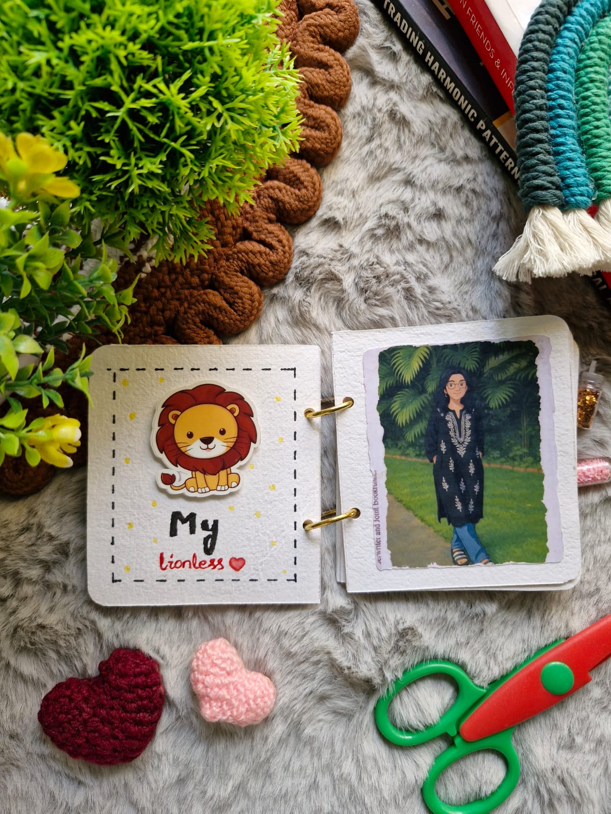 Personalized Mini Scrapbook | Custom Handmade Memory Album Gift